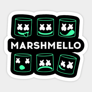 Marshmello smile Sticker